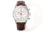 Breitling Chronometre Navitimer 43MM in Diameter B01 Movement White Watch